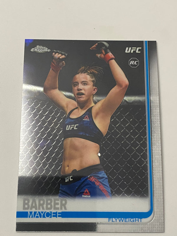 2019 Topps Chrome UFC #56 Maycee Barber RC