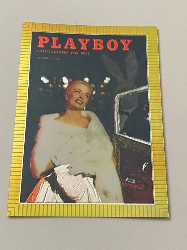 1995 Sports Time Inc Playboy Cover Chromium #11 Janet Pilgram - October 1957