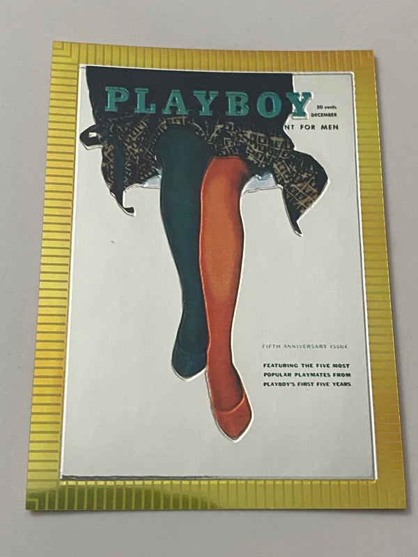 1995 Sports Time Inc Playboy Cover Chromium #13 Legs - December 1958