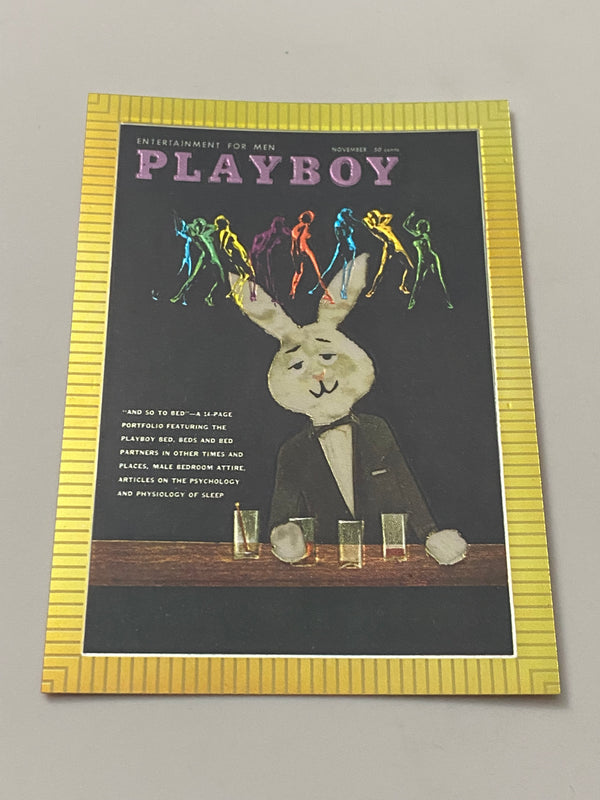 1995 Sports Time Inc Playboy Cover Chromium #16 Mr. Playboy - November 1959