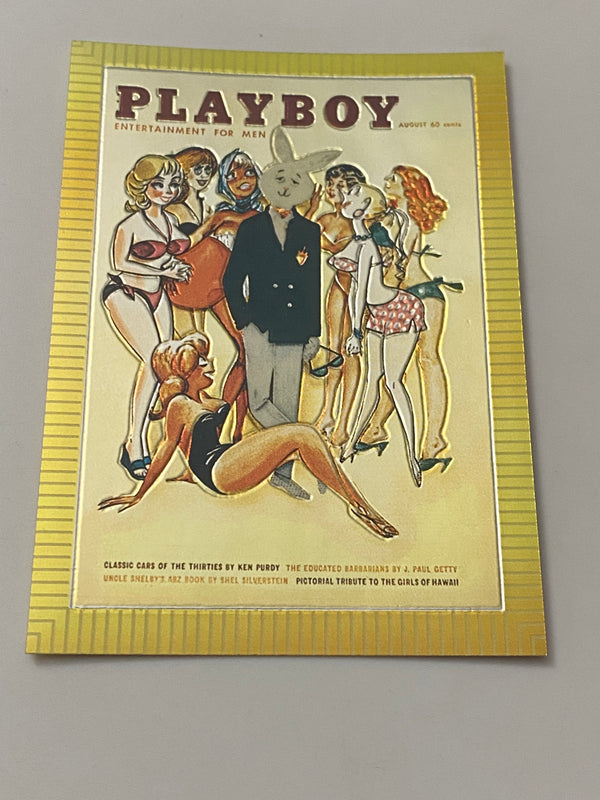 1995 Sports Time Inc Playboy Cover Chromium #22 Mr. Playboy - August 1961