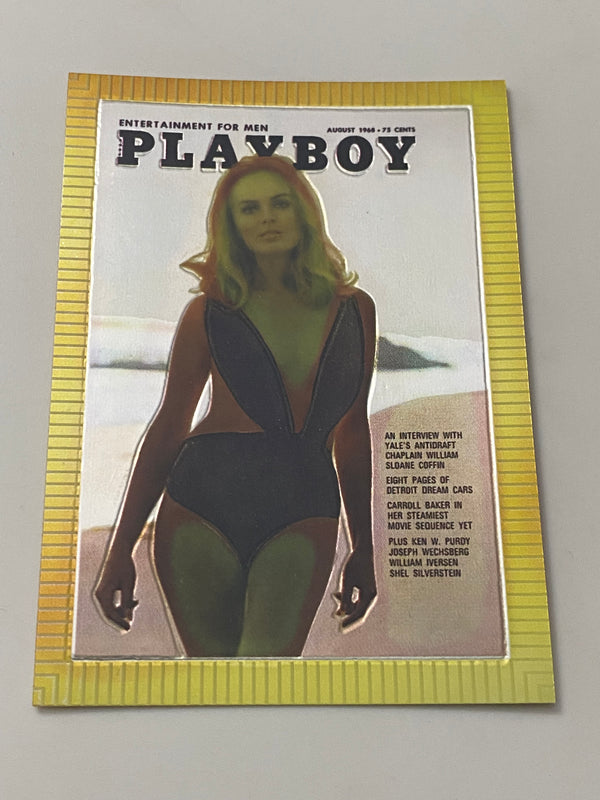 1995 Sports Time Inc Playboy Cover Chromium #34 Aino Korva - August 1968