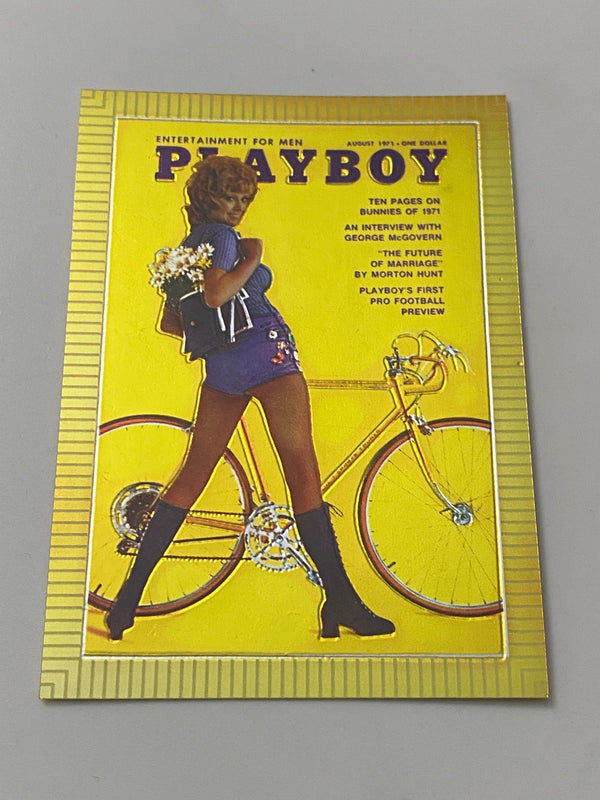 1995 Sports Time Inc Playboy Cover Chromium #39 Christy Miller - August 1971
