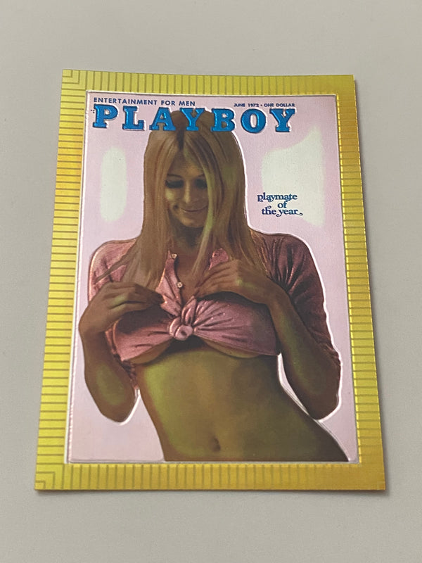 1995 Sports Time Inc Playboy Cover Chromium #40 Liv Lindeland - June 1972