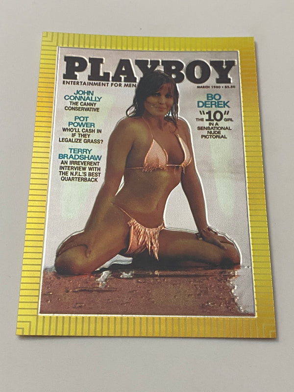 1995 Sports Time Inc Playboy Cover Chromium #60 Bo Derek - March 1980