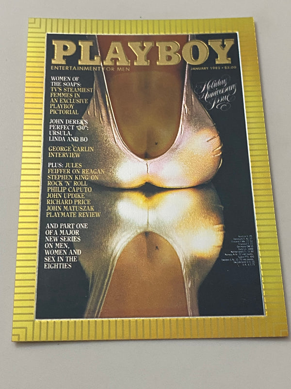 1995 Sports Time Inc Playboy Cover Chromium #65 Natalie Lavy Bencheton - January 1982