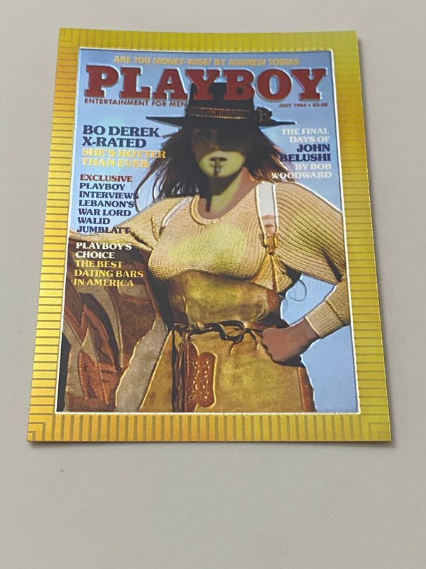 1995 Sports Time Inc Playboy Cover Chromium #69 Bo Derek - July 1984