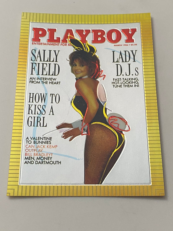 1995 Sports Time Inc Playboy Cover Chromium #73 Sally Field - March 1986
