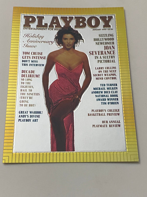 1995 Sports Time Inc Playboy Cover Chromium #84 Joan Severance - January 1990