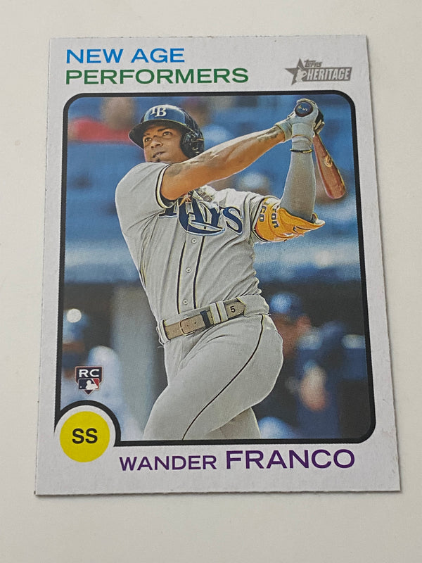 2022 Topps Heritage New Age Performers #NAP-1 Wander Franco RC