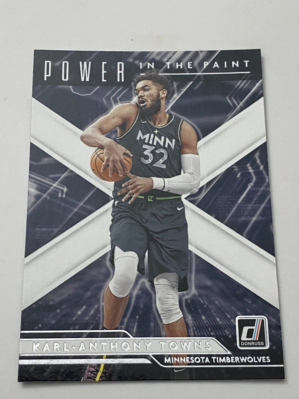 2021-22 Panini Donruss Power In The Paint #5 Karl-Anthony Towns