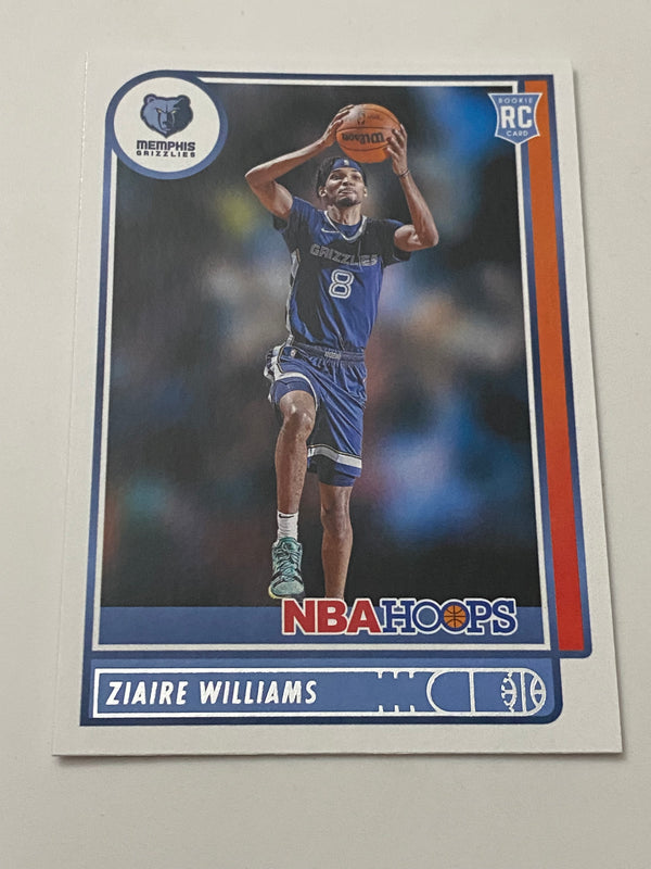 2021-22 Panini Hoops #211 Ziaire Williams RC