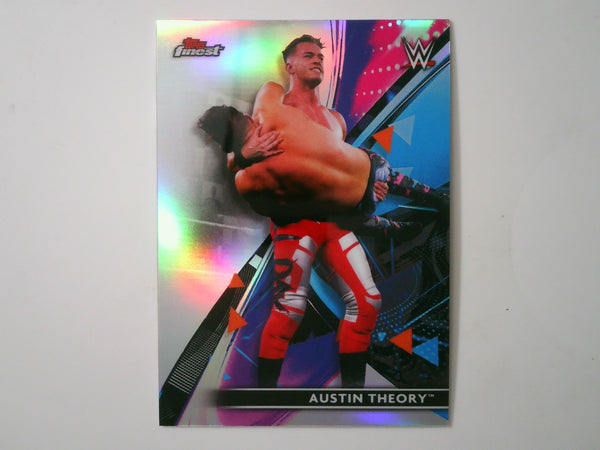2021 Topps Finest WWE Refractor #77 Austin Theory