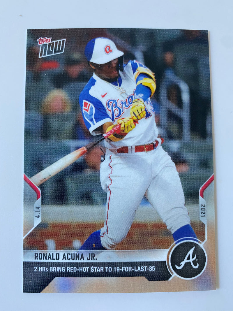 2021 Topps Now #78 Ronald Acuna