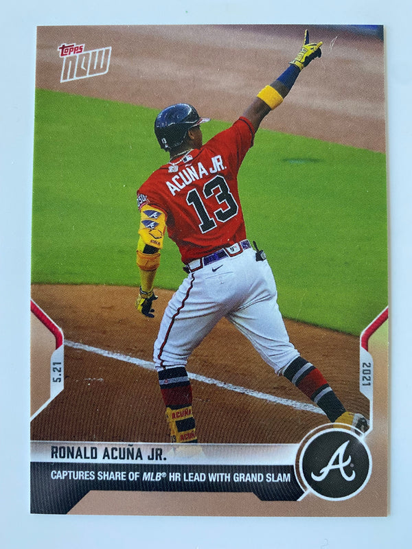 2021 Topps Now #244 Ronald Acuna Jr.