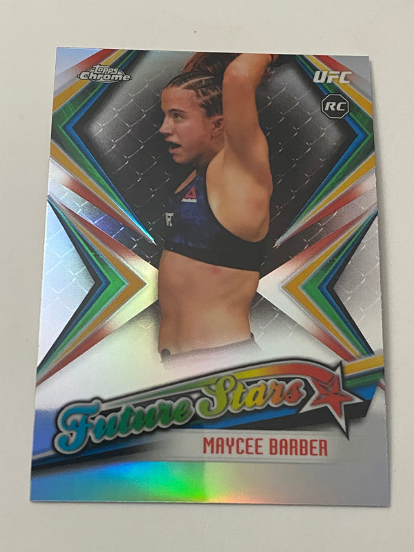 2019 Topps Chrome UFC Future Stars #FS-MB Maycee Barber