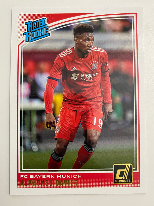 2018-19 Donruss RR SP #176 Alphonso Davies RC