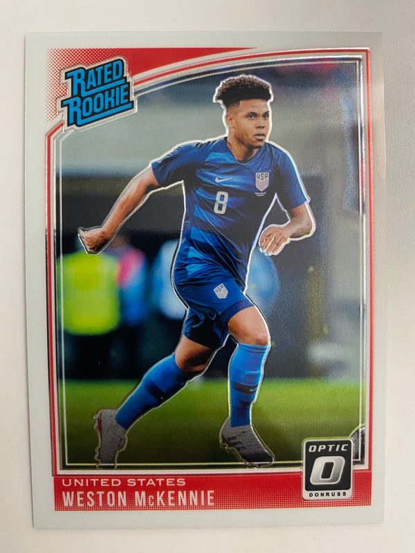 2018-19 Donruss Optic RR #199 Weston McKennie RC