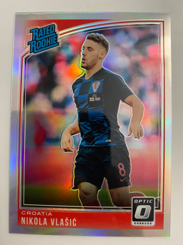 2018-19 Donruss Optic RR Holo #188 Nikola Vlasic RC