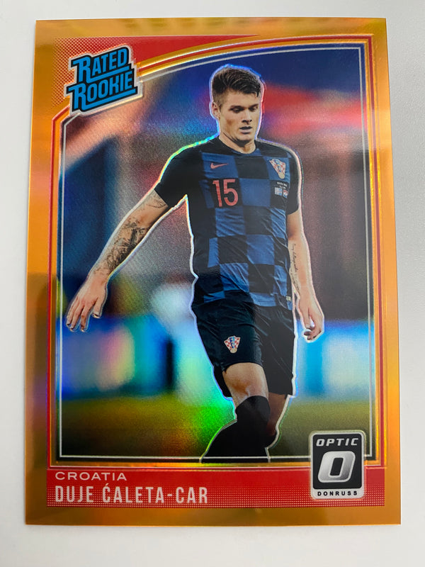 2018-19 Donruss Optic RR Orange Holo /99 #187 Duje Caleta-Car RC