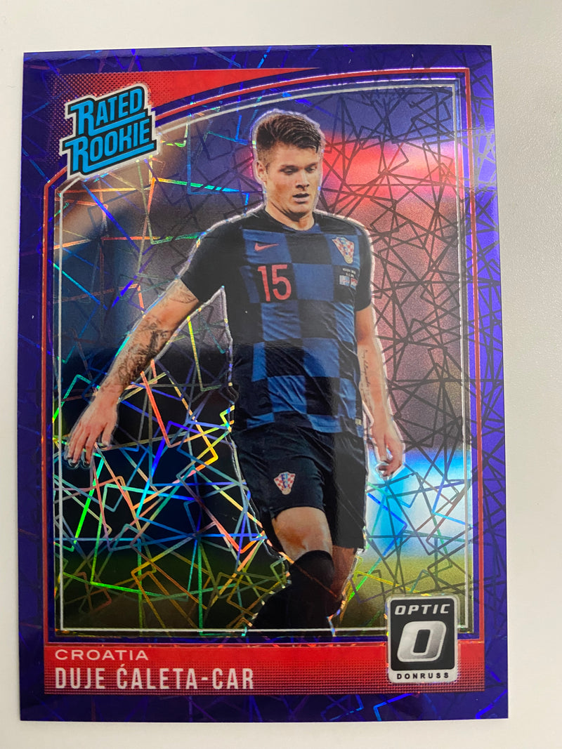 2018-19 Donruss Optic RR Purple Velocity /125 #187 Duje Caleta-Car RC