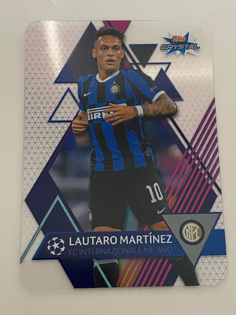 2019-20 Topps Crystal UCL #74 Lautaro Martinez RC