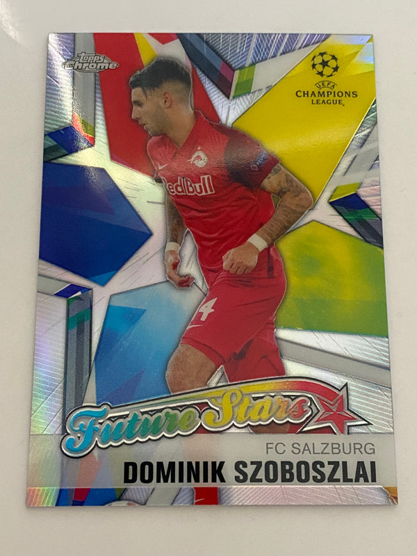 2020-21 Topps Chrome UEFA Champions League Future Stars #FS-DS Dominik Szoboszlai