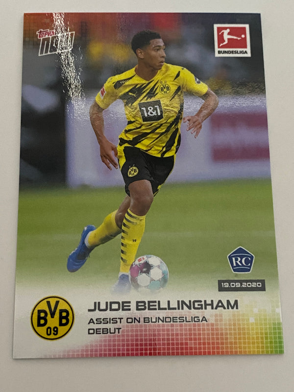 2020 Topps Now Bundesliga #4 Jude Bellingham RC