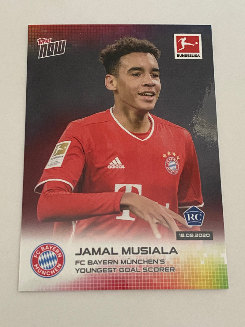 2020 Topps Now Bundesliga #6 Jamal Misiala RC