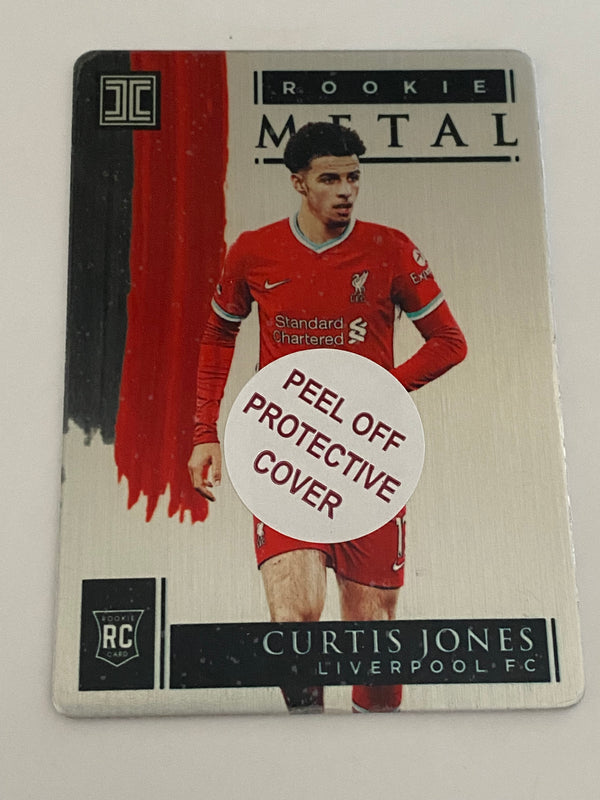 2020-21 Panini Impeccable Premier League Metal /57 #RM-CJ Curtis Jones RC