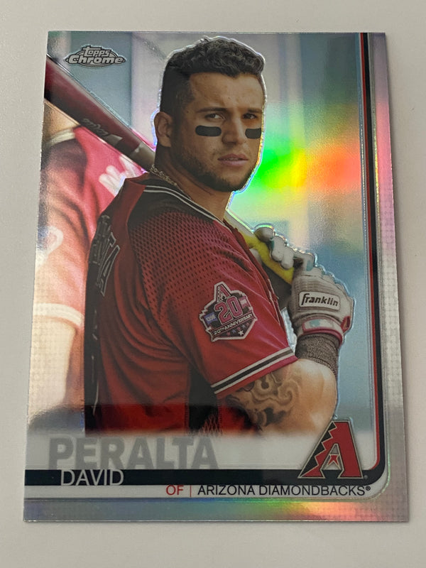 2019 Topps Chrome Refractor #9 David Peralta