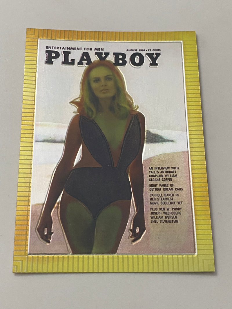 1995 Sports Time Inc Playboy Cover Chromium #34 Aino Korva - August 1968