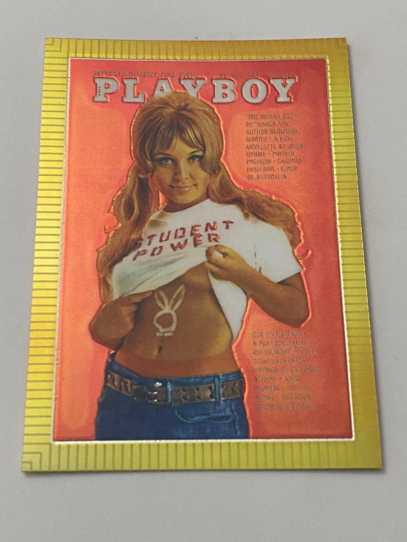 1995 Sports Time Inc Playboy Cover Chromium #36 Shay Knuth - September 1969