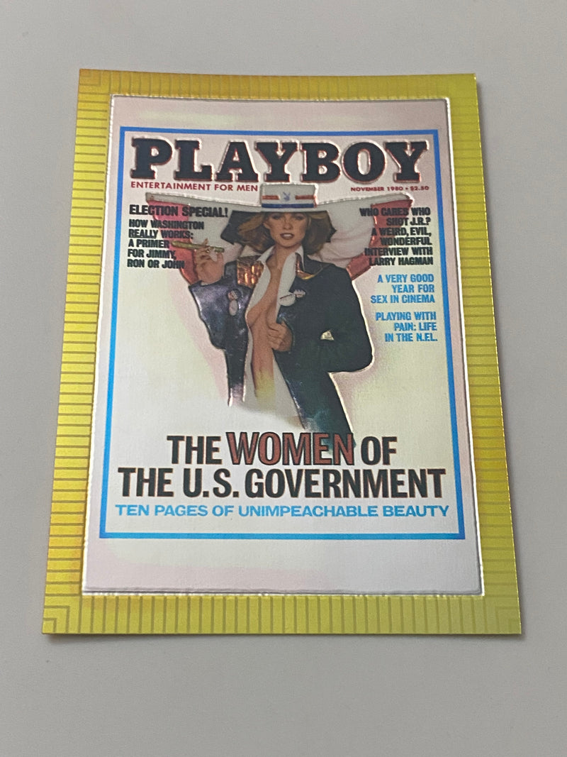 1995 Sports Time Inc Playboy Cover Chromium #62 Mardi Jaquet - November 1980