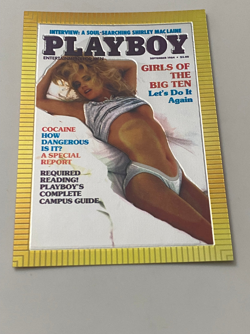 1995 Sports Time Inc Playboy Cover Chromium #70 Kimberly Evenson - September 1984