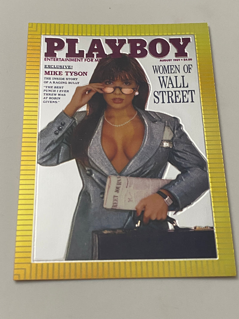 1995 Sports Time Inc Playboy Cover Chromium #82 Brandi Brandt - August 1989