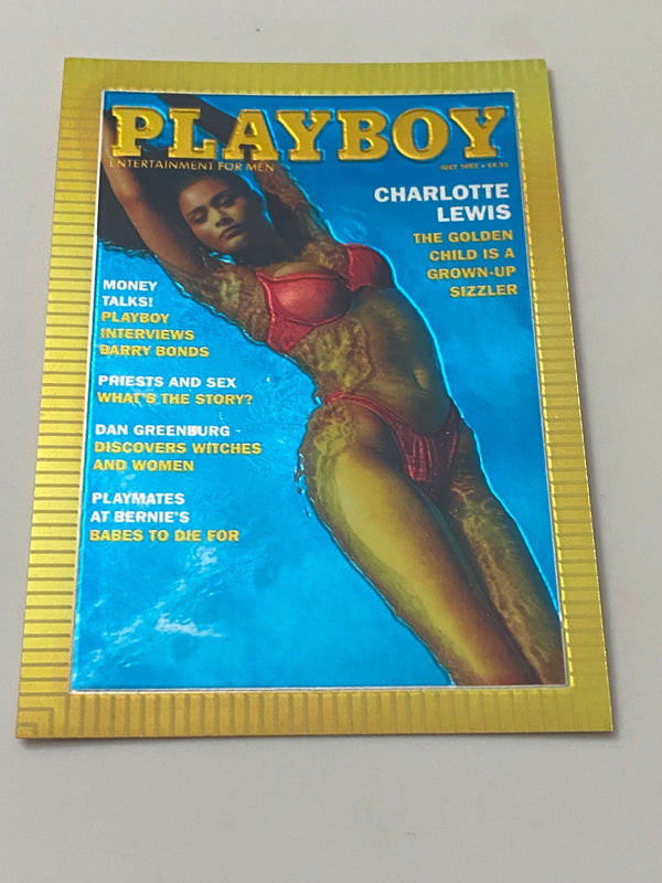 1995 Sports Time Inc Playboy Cover Chromium #97 Charlotte Lewis - July 1993