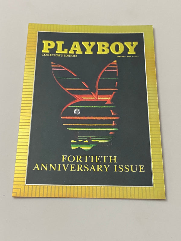 1995 Sports Time Inc Playboy Cover Chromium #99 40th Anniversary - January 1994