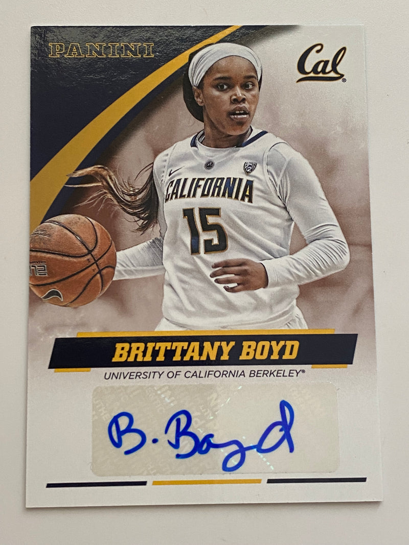 2015 Panini Collegiate Cal University of California Auto #BB-CAL Brittany Boyd