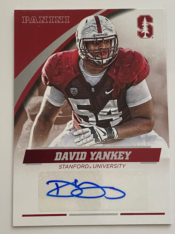 2015 Panini Collegiate Stanford Auto #DY-STA David Yankey