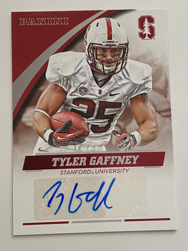 2015 Panini Collegiate Stanford Auto #TG-STA Tyler Gaffney