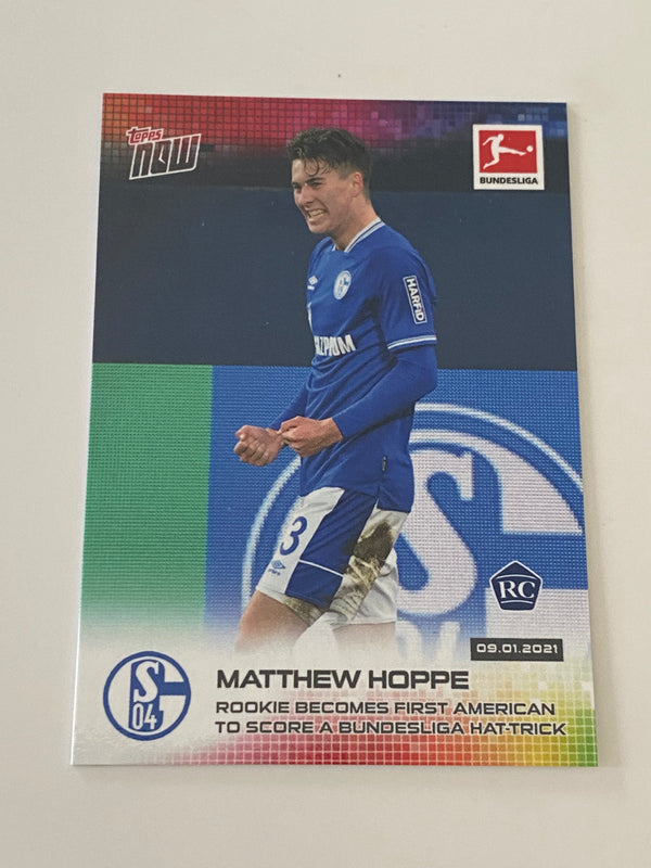 2021 Topps Now Bundesliga #86 Matthew Hoppe RC