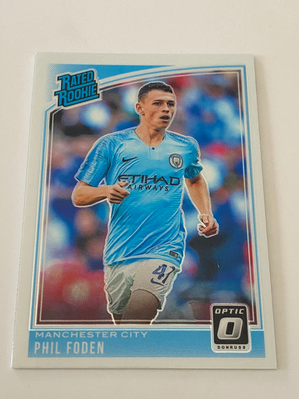 2018-19 Donruss Optic RR #179 Phil Foden RC