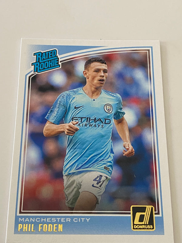 2018-19 Donruss RR SP #179 Phil Foden RC