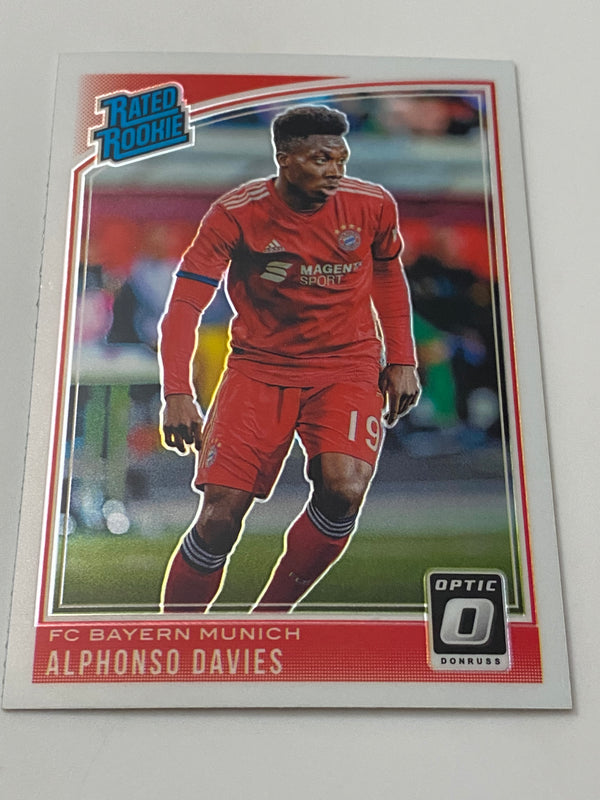 2018-19 Donruss Optic RR #176 Alphonso Davies RC