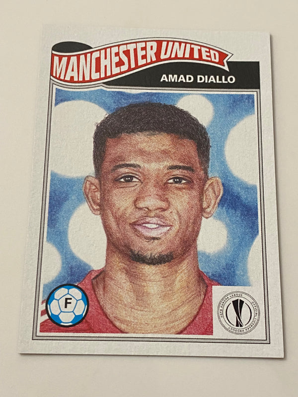 2021 Topps Living Set UEFA Champions League #283 Amad Diallo RC