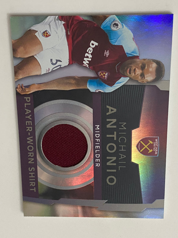 2017-18 Topps Premier League Platinum Relics Player Worn Shirt Jersey Michail Antonio