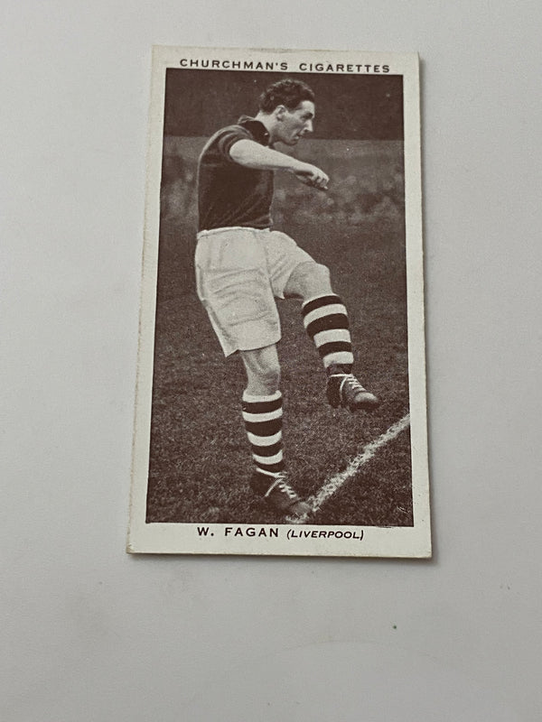 1939 Churchman's Association Footballers 2nd Series #14 William Willie Fagan