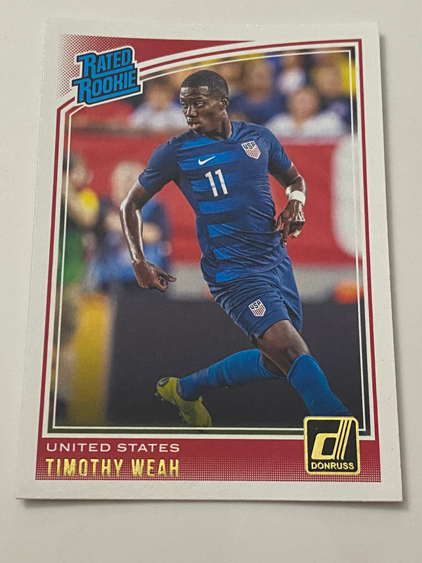 2018-19 Donruss RR SP #198 Timothy Weah RC