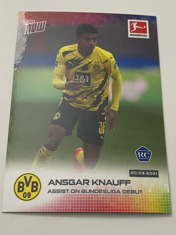 2021 Topps Now Bundesliga #152 Ansgar Knauff RC